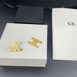 Luxe hoepels Studs oorbellen Designer Gold Jewelry Cel Stud Women Classic Merk Oordingen ornamenten Joodse Accessoires Hoop Oording Cyd23122707