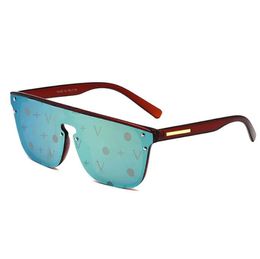 Luxury Hot Designer Sunglasses pour hommes Lans fleurs Lans lunettes de soleil avec lettres de créateur verres de soleil unisexe