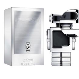 Vendite calde di lusso Design più alto Men Fragrance 100ml Robot Phantom Perfume Eau De Toilette Long Lasting Good Smell EDT Man Cologne Spray