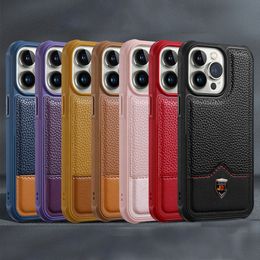 Luxe hybride vintage klassieke stijlvolle anti -kraskisten slanke pu lederen zachte grip zachte tpu schokbestendige beschermhoezen voor iPhone 13 12 11 pro max xr x 7 8 plus