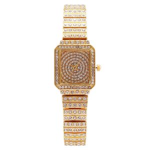 Luxe Iced Out Watches Womens Fashion Pols -horloges voor vrouwen in 3 kleuren M1086