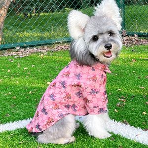 Luxe onafhankelijke ontwerper trendy merk grote hond dun een hondenhemd gigantische grens kudde teddy bichon schnauzer fonds haar