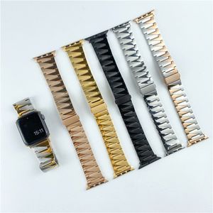 Luxe insectie polsband band armband voor Apple Watch Series 7 6 5 4 3 2 SE Ligloy Link Band 41 mm 44 mm 45 mm