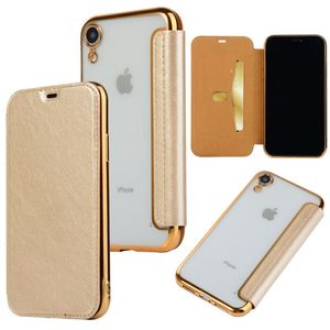 Luxury iPhone 15 14 case flip couvercle de téléphone case de téléphone ultra mince Case de cuir de protection TPU électroplatée pour iPhone 11 13 Pro Max XR XS Max 12
