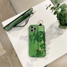 Étui de protection de téléphone de luxe Iphone12Pro Designer vert Phonecase classique lettre couvre dragonne Phonecases pour Iphone 7P 8P Se2 12Promax