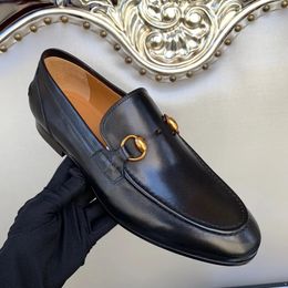 Luxury Fashion Hommes habillés chaussures oxford mocassins en cuir authentique Brown Black Designer Mabous