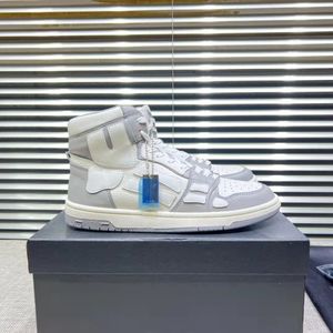 Luxe Italië Merk Skel Hoge Top Sneakers Skeletschoenen Botten Suède Trainers Schedel Heren Skateboard Dames Lopen Comfort Feest Bruiloft Sport Wandelschoen