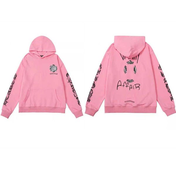 Chaquetas de lujo sudadera con capucha de diseñador sudadera rosa sudadera con capucha hip hop para hombre chaqueta de mujer suéter abrigos superiores chaqueta chaqueta universitaria de manga larga ropa estampada