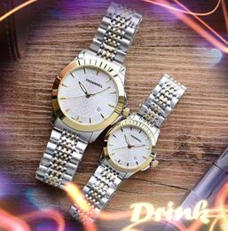 Relojes de lujo con movimiento de cuarzo japonés, 38mm para hombres y 28mm para mujeres, parejas, acero inoxidable 316L, pulsera de oro a la moda, reloj para mujer