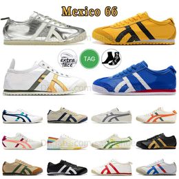 Luxe Japanse Chaussure Onitsukass Leger Running Shoes Tigers Tiger Mexico 66 Slip-on Men Sneakers Loafers Lifestyle Combinatie Midzool Jogging Insole Trainers