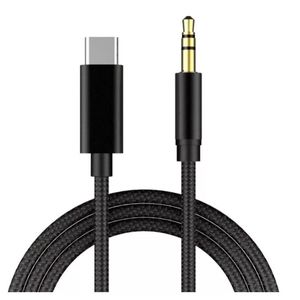 AUX Câble audio USB C à 3,5 mm Jack Aux Adaptateur de casque de haut-parleur de voiture à cordon AUX pour l'iPhone 15 Samsung Xiaomi Huawei Universal Type-C Convertisseur