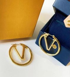Роскошные ювелирные аксессуары, женские серьги-кольца из 18-каратного золота, серьги-гвоздики для женщин, приятные рождественские подарки8204785