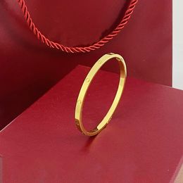 Bijoux de luxe bracelet chaîne en or bracelet femmes bracelets d'amour minces 18k pour les femmes sans diamants rose platine acier inoxydable bracelets concepteur bracelets femme 4mm