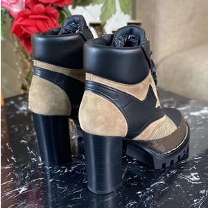 Conception de bijoux de luxe en cuir gladiateur plate-forme sexy bottines pieds courts et gros talons hauts bottes d'hiver mode femmes bottes asdasdawdasdawsd