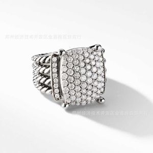 Bagues de fiançailles de créateur de bijoux de luxe, ensemble de groupe en argent Sterling 925, bague en Zircon à la mode pour filles juniors