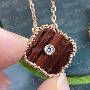 Luxe sieraden diamanten halsketting designer ketting voor vrouw klavertje vier ketting designer vrouwen sieraden vrouw sieraden geschenken gouden ketting vrouwen voor vriend