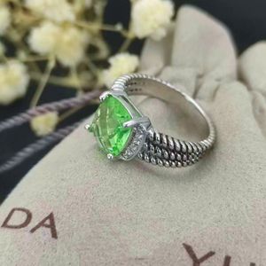 luxe sieraden DY merk ringen diamanten ring 3 Kleur gedraaide designer ring voor Dames Mode Verzilverd Vintage dy Sieraden mode Diamant Pasen Bonus ring cadeau