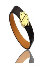 Bijoux de luxe bracelet en cuir de mode bracelet braccialetto pour femmes hommes fête de mariage bijoux 1421852