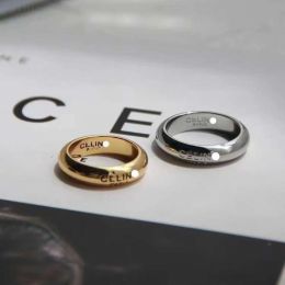 Bijoux de luxe Midi Love Anneaux pour les anneaux de femme Bands Nail Ring Titane en acier en alliage en or accessoires de mode Jamais Fade Pas allergique 2024