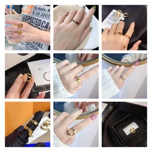 Luxe Sieraden Ring Collectie Klassieke Mode Design Ring Premium Vrouwelijke Accessoires Prachtige Familie Vriend Gift Populaire Designer Merk Geselecteerde Kwaliteit