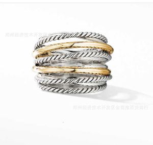 Luxury Jewelry Ring Designer Fashion 925 STERLING SIRGE MLIDERIED COULRES Séparation de couleur Inquiétude Rings gratuits Expédition