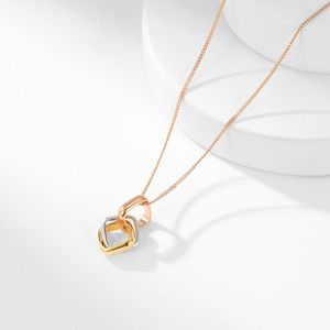 Luxury Jewerlry 3 Color Collier pour femmes Charmante collier 50 cm