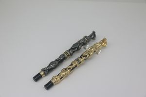 Lujo JINHAO 2 colores Estilo serpiente Metal Roller pen papelería material de oficina escolar para el mejor regalo con alta calidad