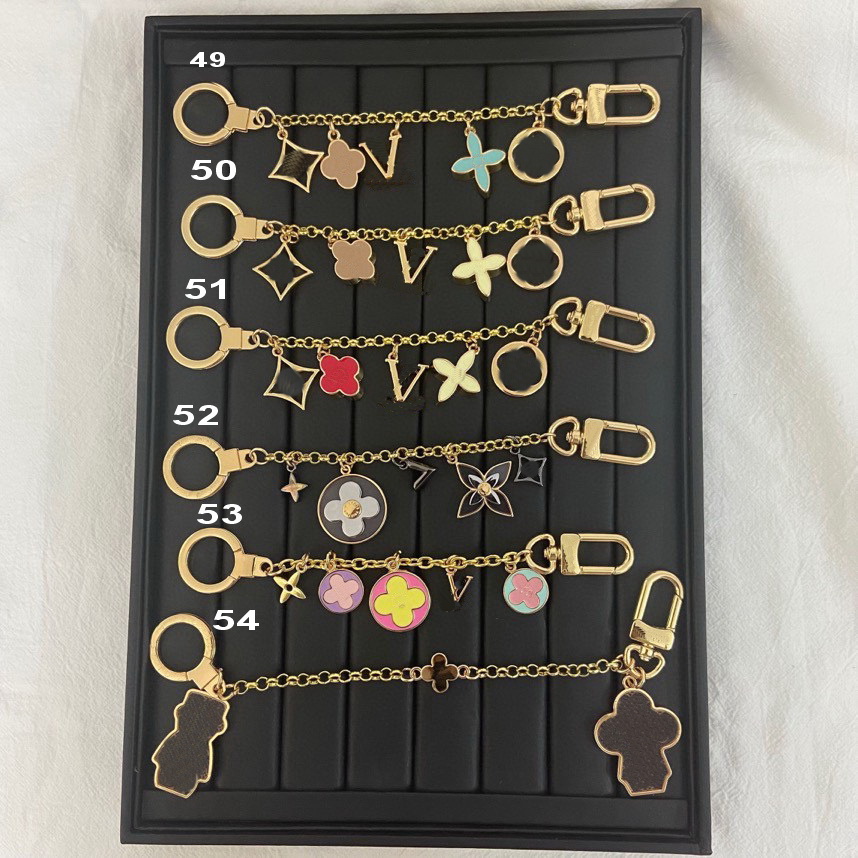 Luxury Keychains Nya designer Key Chains Fashion Alloy KeyChain Top Car Keyring With Box