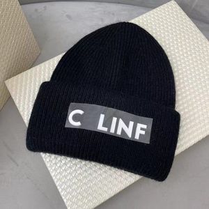 Gorro tejido de lujo para mujer, gorro de lana de diseñador con letras CL, marca de moda de otoño/invierno, gorro grueso de Hip Hop para hombre