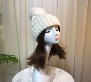 Luxe Gebreide Muts Merk Designer Beanie Cap Mannen Vrouwen Herfst Winter Wol Schedel Caps Casual Ingericht Mode 19 kleuren5329726