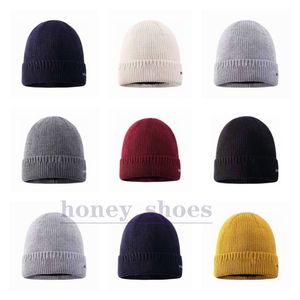 Luxe gebreide hoed merkontwerper Beanie Cap Men dames herfst winter wollen schedel petten casual gemonteerde mode 8 kleuren h1