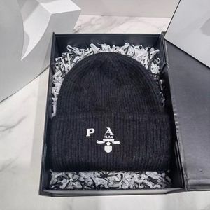 Gorro de punto PPDDA de lujo, gorro de diseñador, gorro de invierno Unisex con letras de Cachemira, gorros de calavera, protección para los oídos cálido y frío, sombrero para exteriores