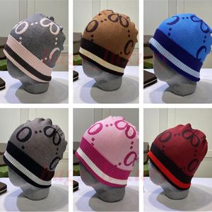 Chapeau tricoté de luxe Casquettes de créateurs Lettres de mode Bonnet Bonnet Bonne Texture Chapeau Cool pour Homme Femme Top Qualité Chaud Style Hiver Bonnets Automne Automne Brodé