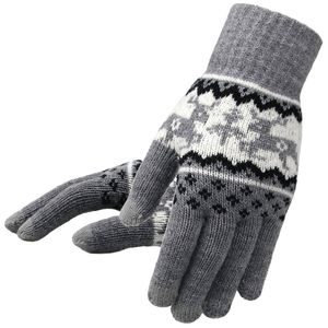 Mode d'hiver de luxe à tricoté de luxe mitaines de mitaines de cerfs de Noël doux