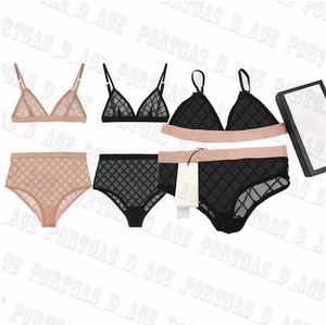 Luxe kant bh slips set womens sexy zomer dunne ondergoed merk tule geborduurde lingerie strand bras panty