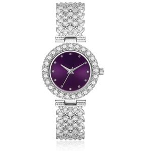 Reloj de lujo con diamantes para mujer, cuarzo japonés, resistente al agua hasta 5 atm, reloj de acero inoxidable a la moda