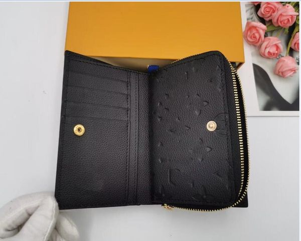 Portefeuilles de luxe pour femmes sacs à bandoulière sacs de créateurs de haute qualité Emballage magnifique et atmosphérique de haute qualité 60235 Black Embossed