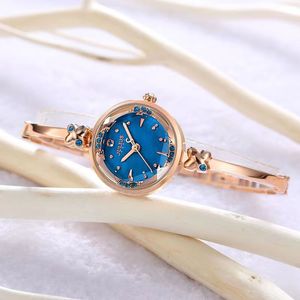 Luxury dames watch concepteur imperméable Simple rétro Tempérament Retro Tempérament Bracelet en acier inoxydable Bracelet Femelle Watch Student Girl Christmas Gift