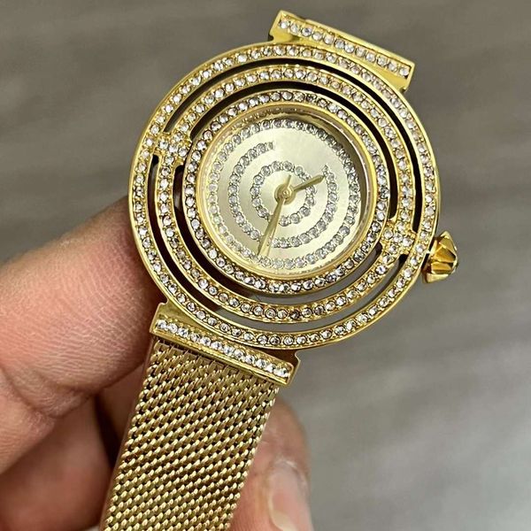 Luxury Lady Bracelet Women Watch Gold Silver Watches Top Diamond Acero inoxidable Muñecas de pulsera para damas Regalo del Día de la Madre de San Valentín