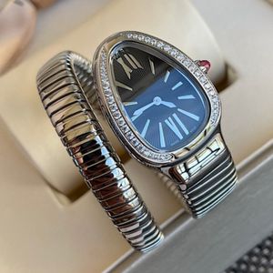 Luxe dame armband vrouwen kijken naar gouden slanghorloges top moissanite horloge ss polshorloges voor dames kerstvalentijnsmoeders moedersdag cadeau