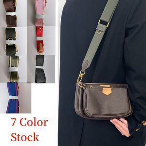 12hour Fast Ship Brand Designer Bag Straps for Women 116cm 7 Color Crossbody Bags Belt Straps Fashion Shoulder Purse Luxury Lady Crossbody Canvas Bag Parts Stock Logo