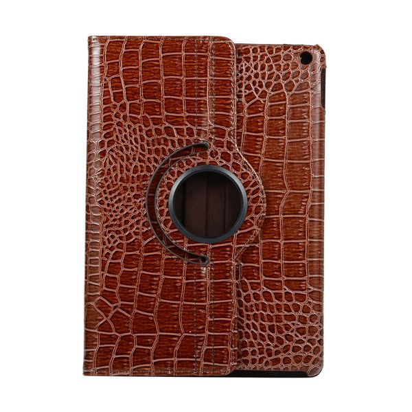 Estuche de cuero de lujo para ipad 9.7 Air / Air 2 Mini Series Air 2 9.7 '' 1 2 3 mini Crocodile Flip 360 Degree Stand Card Pocket PU Funda protectora