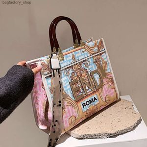 Designer en cuir de luxe Marque des sacs de sac pour femmes Famille imprimée sac à main Bag des femmes New Europe