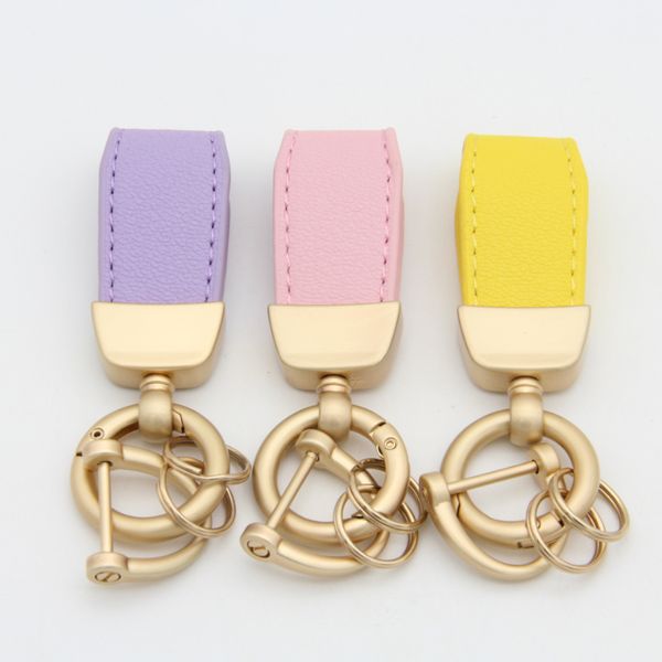 Coue de luxe Clé Classic Minimaliste Car Keychain Pendant Pendant mini porte-clés coloré pour filles hommes femmes