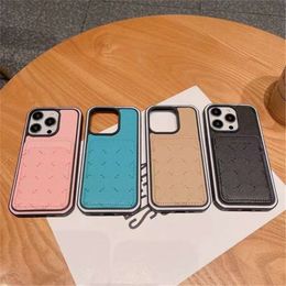 Luxe lederen telefoonhoesjes voor iPhone 15 14 Pro Max 13 12 11 Pro 15Pro hoesje Designer kaarthouder portemonnee korte tas portemonnee kwaliteit zakje gewatteerde lederen portemonnees