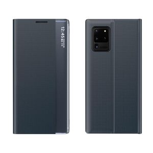 Étuis de téléphone à rabat magnétique en cuir de luxe avec fenêtre intelligente pour Samsung Galaxy S20 S10 S8 S9 Plus S7 Edge Note 8 9 A50