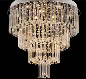 LUXE LED Crystal Plafond Kroonluchters Moderne Creatieve LED Kroonluchter Lichtependent Lampen voor Woonkamer Villa Hotel Home Hall Myy
