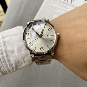 luxe vrijetijdsheren mechanisch horloge ronde wijzerplaat leren horlogeband zakelijk waterdicht horloge