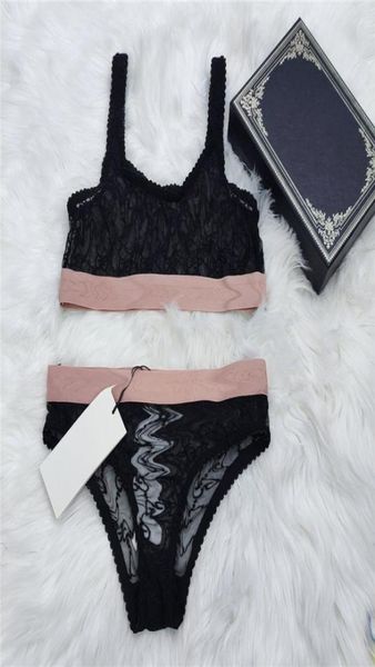 Lettera di lusso bikini diviso donne sexy maglia lingerie moda biancheria intima traspirante per la casa costumi da bagno per il tempo libero regali fidanzata1242527