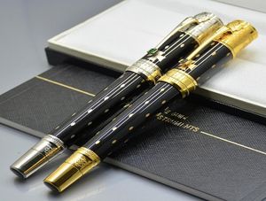 Luxe limited edition Big Barrel Roller Ball Fountain Pen Stationery Office Supplies Top Kwaliteit Metal Write Gift Pennen met SET2257955